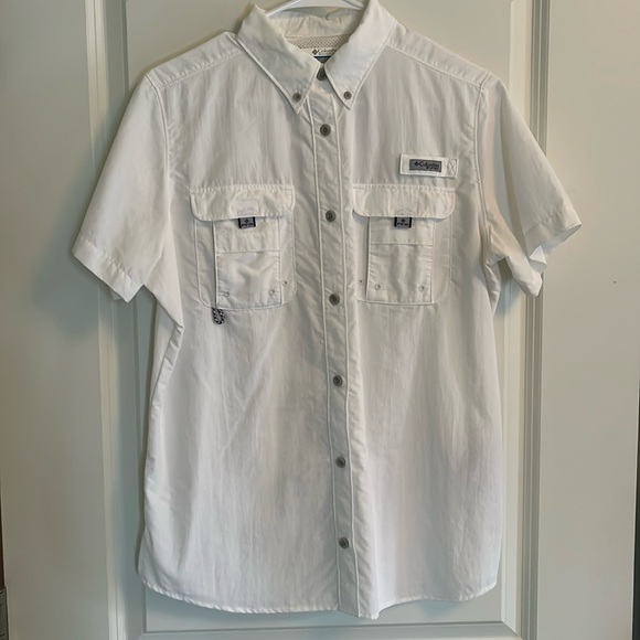 Columbia Tops - Columbia PFG Shirt white